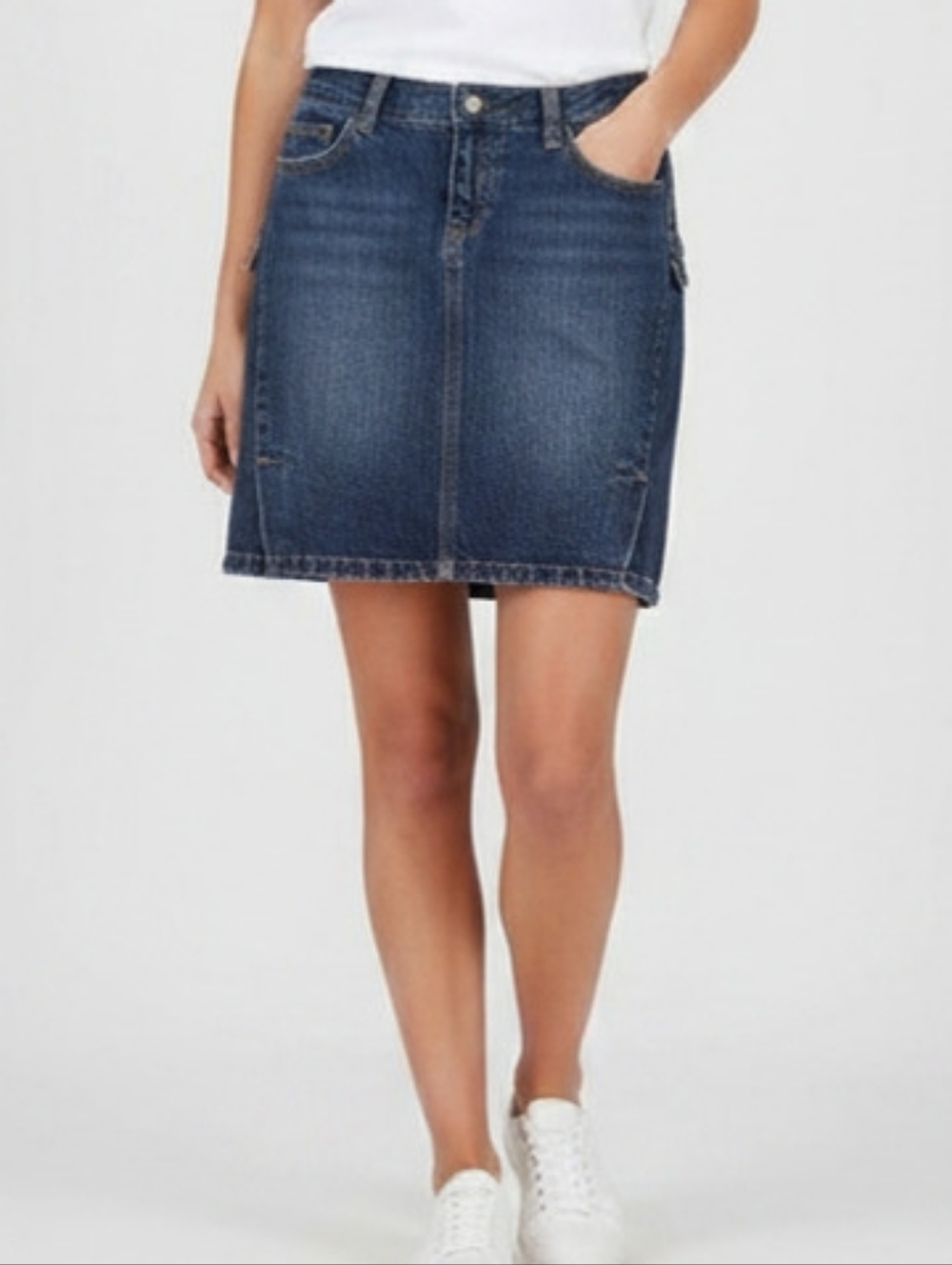 Tommy Hilfiger Dark Blue Denim Mini Skirt